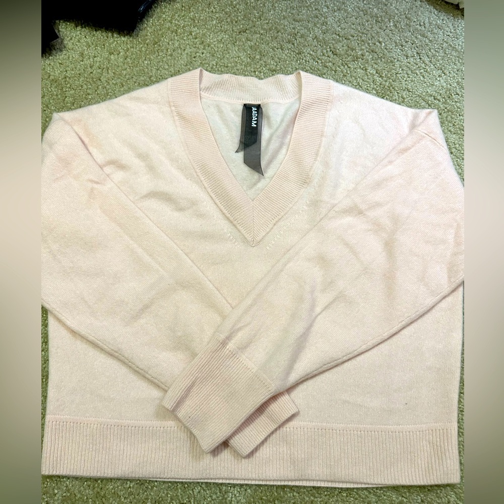 Cashmere sweater.